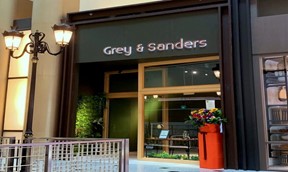 The store or showroom or Grey & Sanders in SIngapore