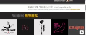 Website that people can order food in Dine in Movement