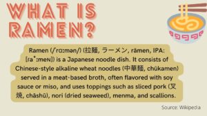 Meaning of ramen from wikipedia 