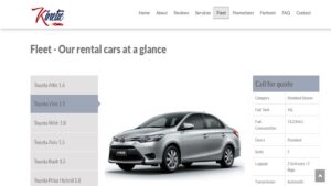 Kinetic Car Rental offerimg car rental in Singapore 